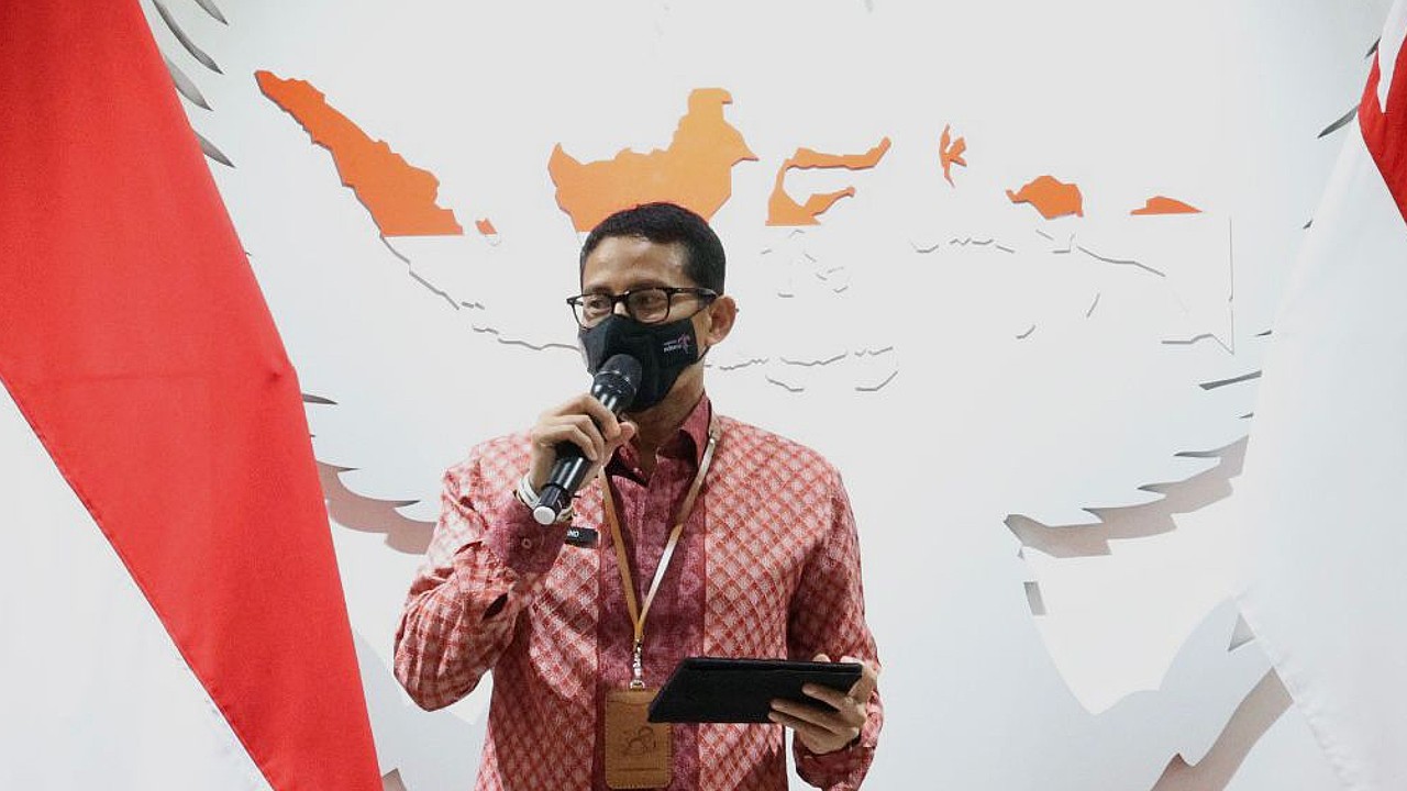 Menteri Pariwisata dan Ekonomi Kreatif RI, Sandiaga Uno. (Foto:Narsum.id/Kemenparekraf)