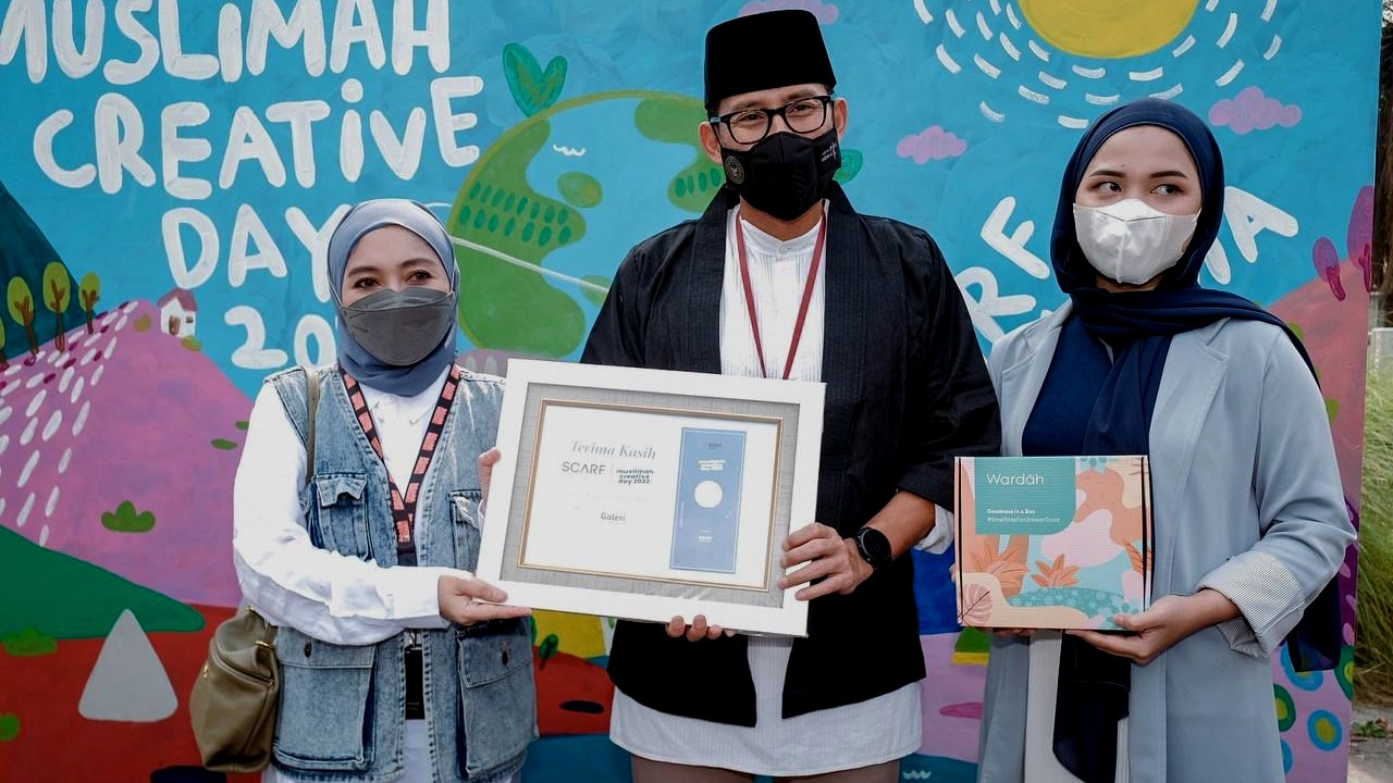 Sandiaga Uno Kunjungi Muslimah Creative Day 2022 Senayan Park